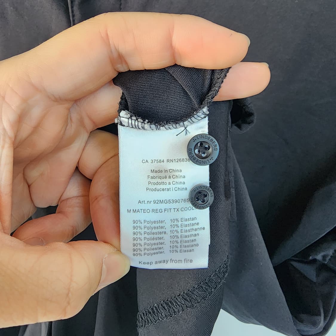 제이린드버그 블랙 반팔 폴로티 상품이미지6