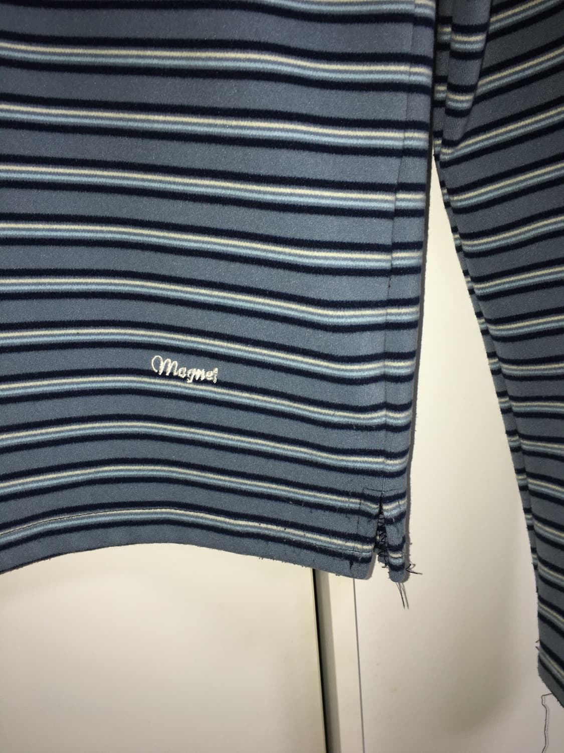 마그넷 아카이브 스트라이프 PK 긴팔 티셔츠 _ 블루 상품이미지3