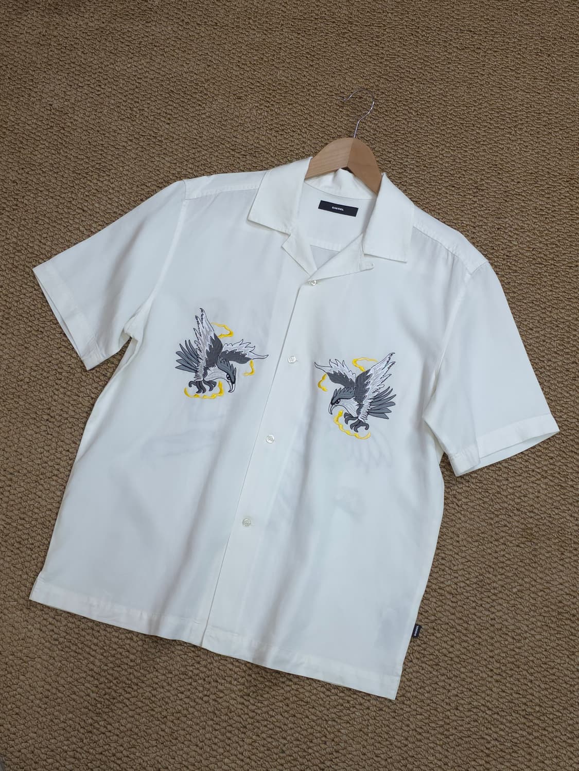 디젤 스페인판 독수리 자수 셔츠 상품이미지1