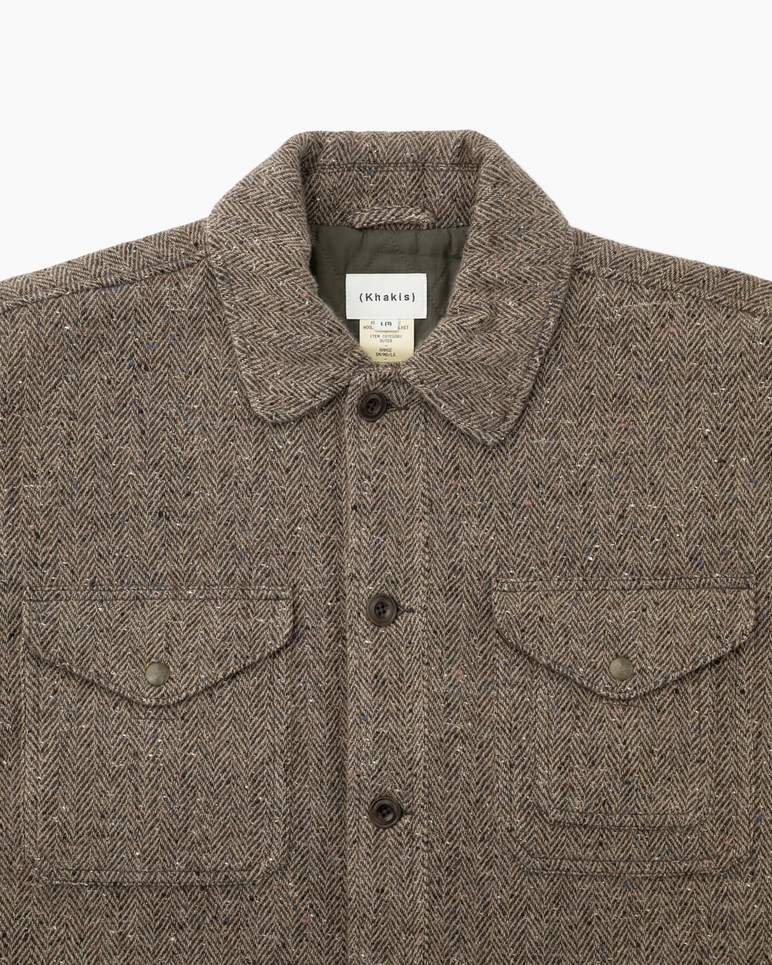 카키스 울 팀버 자켓 브라운 Wool Timber Jacket Brown 상품이미지2