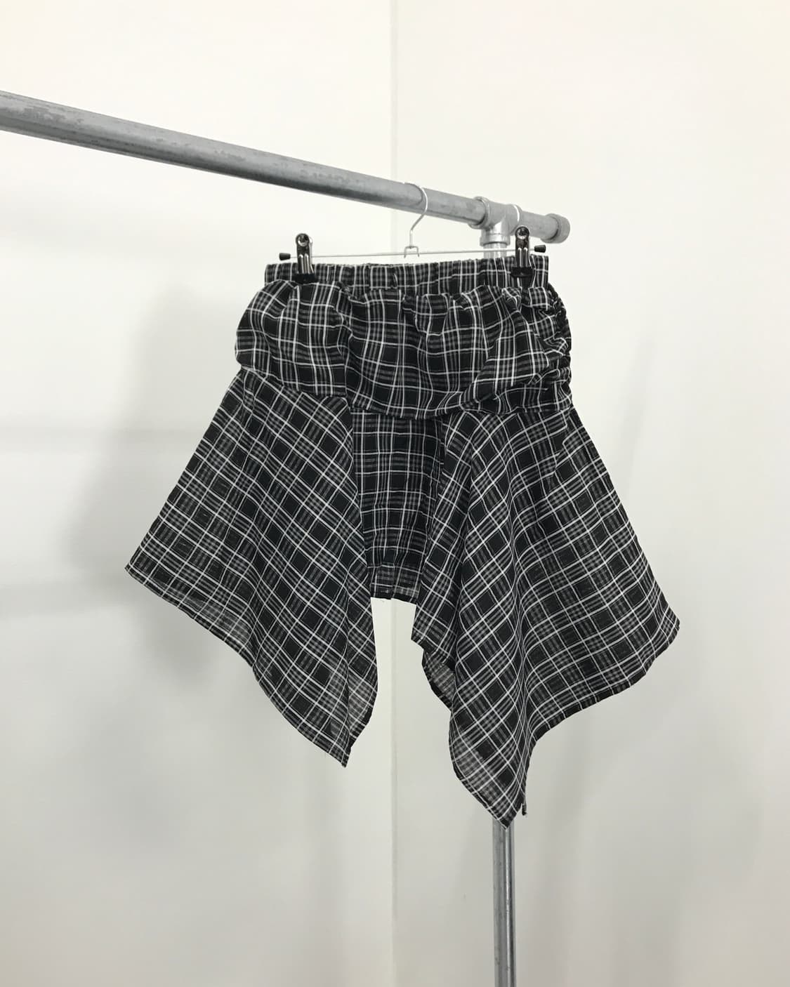 Jpn Poly Checked Mini Skirts 상품이미지4