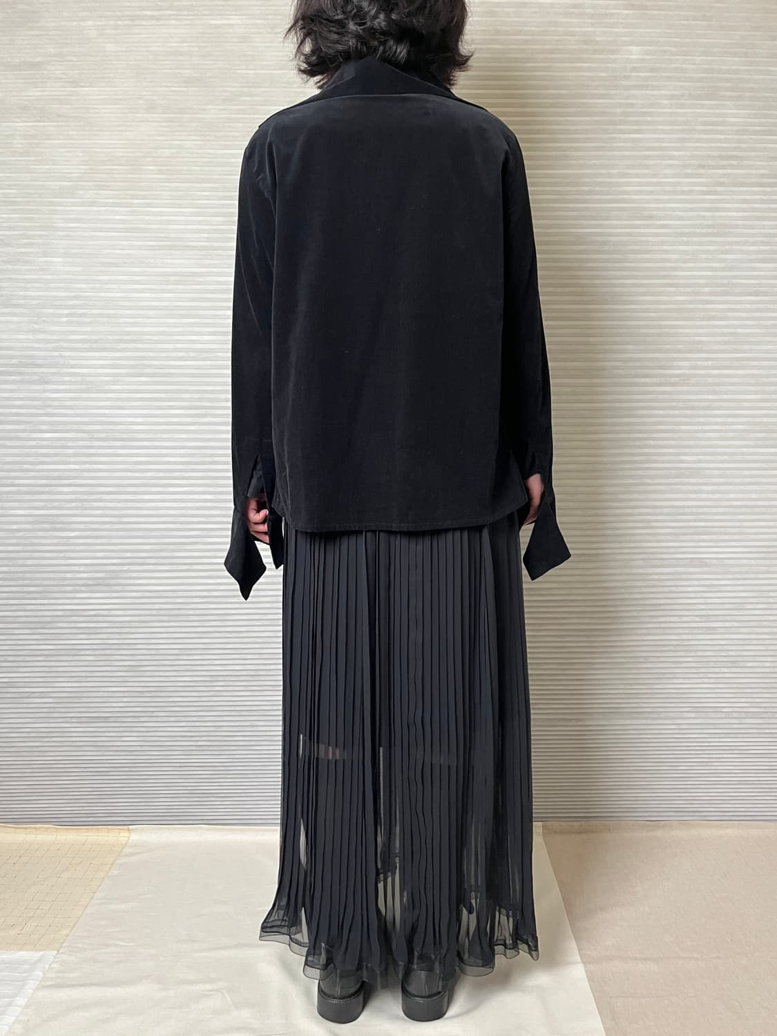 요지야마모토 코듀로이 머플러 자켓 yohji yamamoto Y’s 상품이미지3