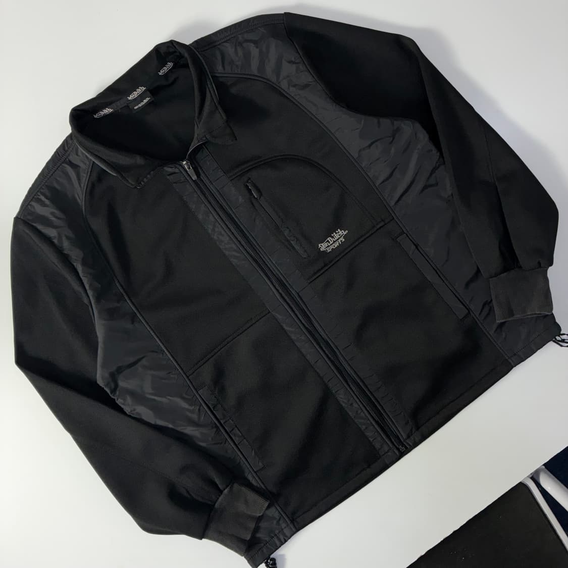 Von dutch  본더치 00,s 미니멀 블랙 나일론 블럭 져지 상품이미지2