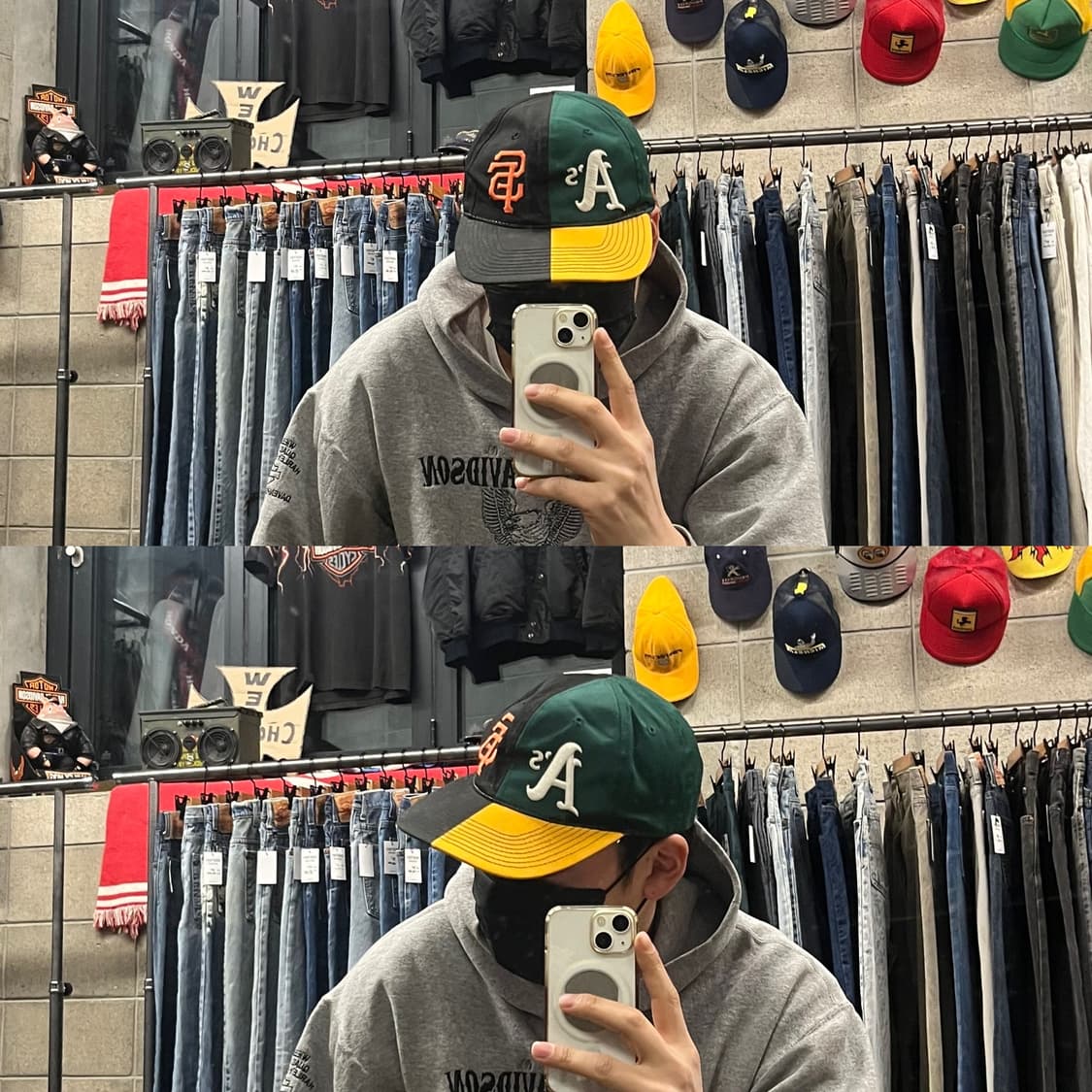 90s MLB 투톤 볼캡 (OS) 상품이미지6