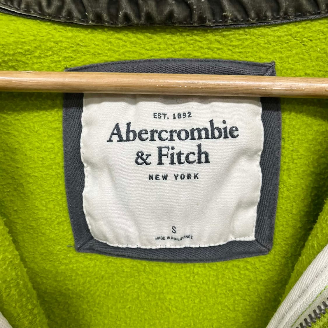 아베크롬비 y2k 여리핏 말차라떼 대대장 러블리힙 후드집업 희귀져지(S) 상품이미지6