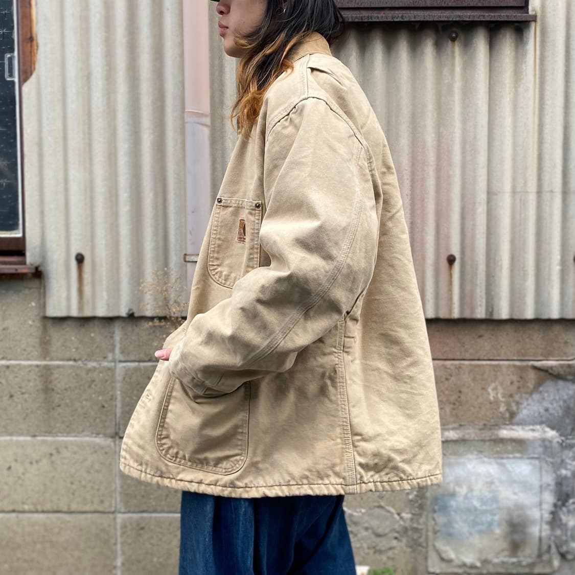 90s OG 빈티지 칼하트 초어자켓 워크자켓 c02 wet 초어코트 상품이미지8