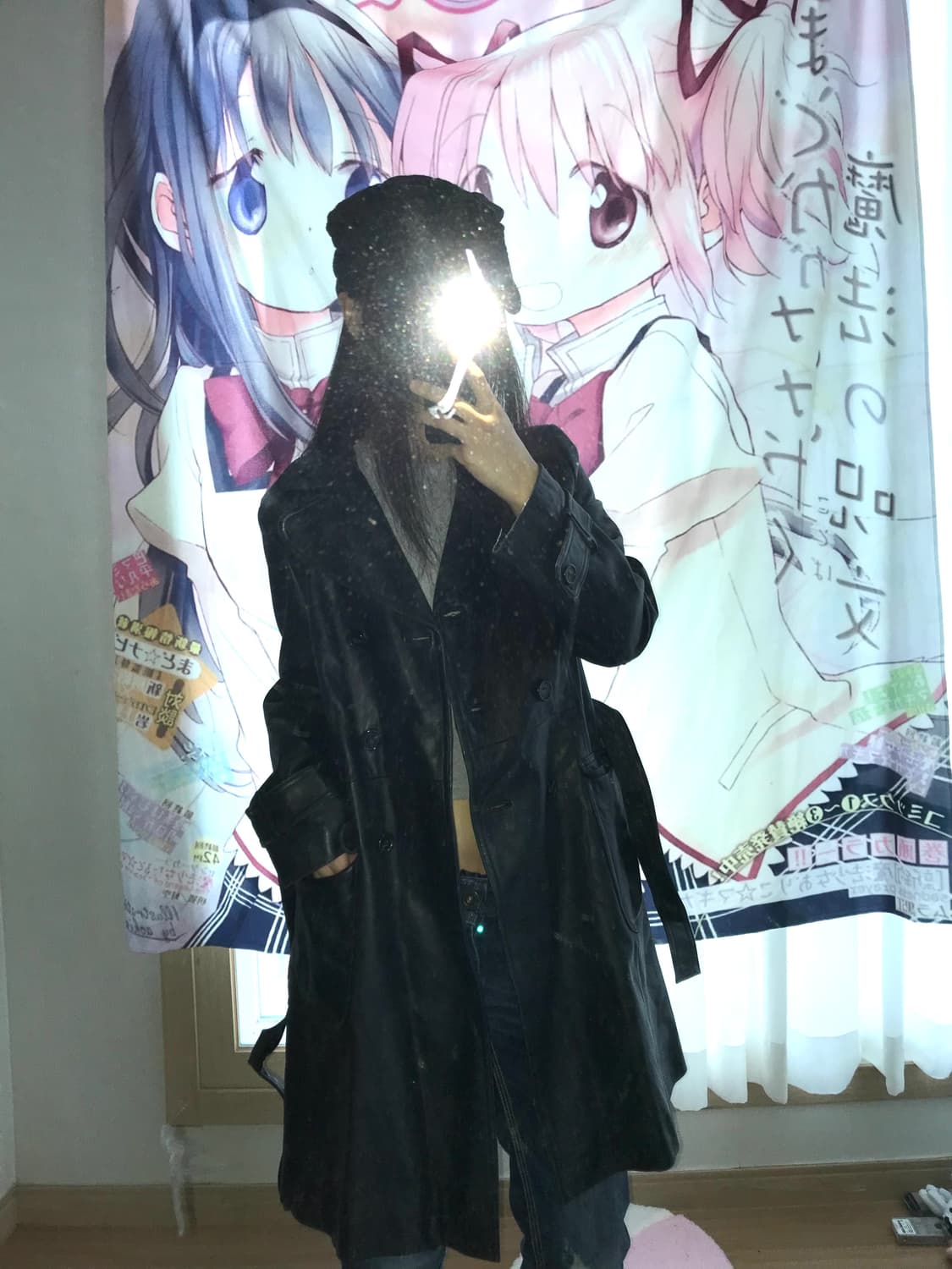 레더 트렌치 코트 상품이미지1