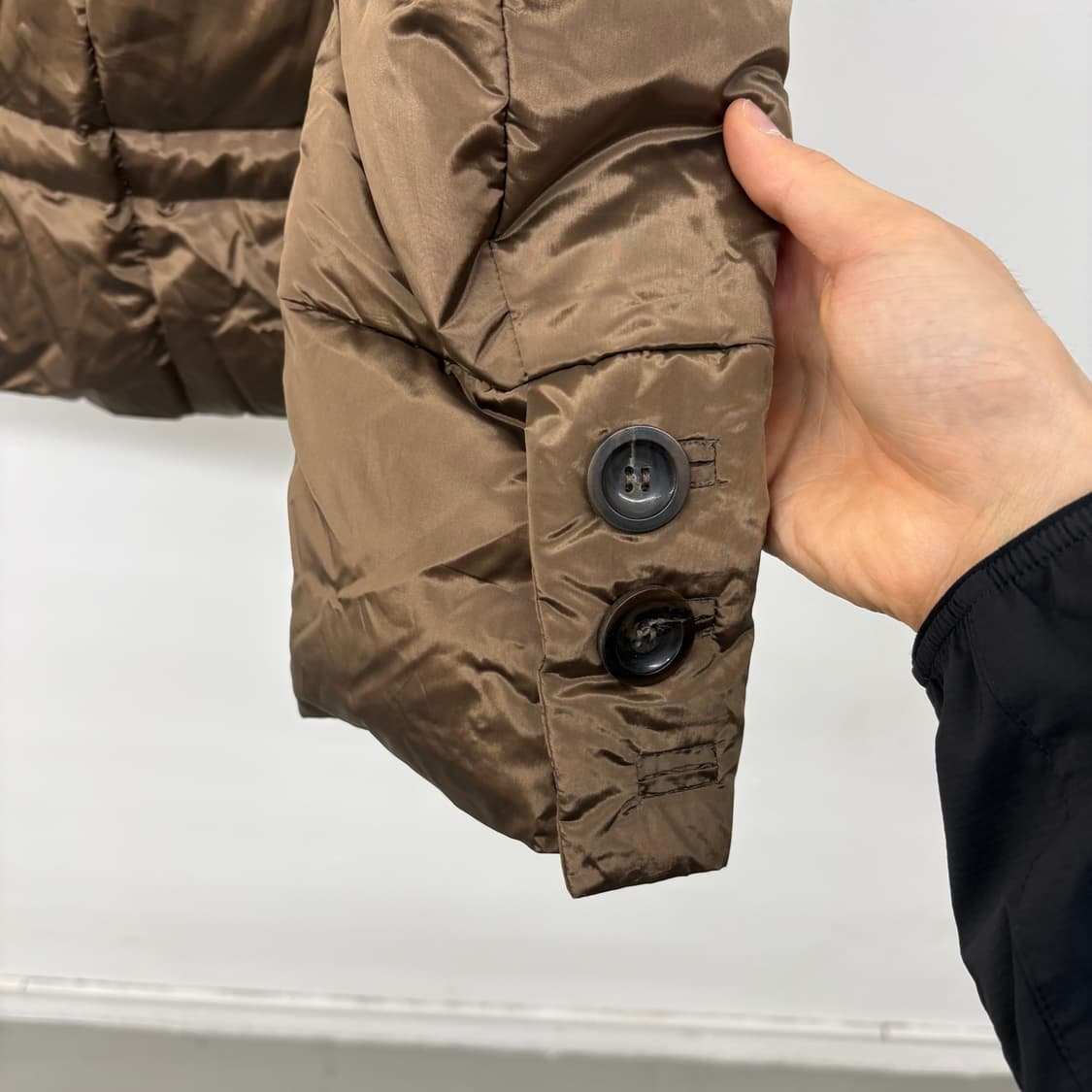 막스마라 브라운 떡볶이 후드 패딩 여/S 상품이미지4