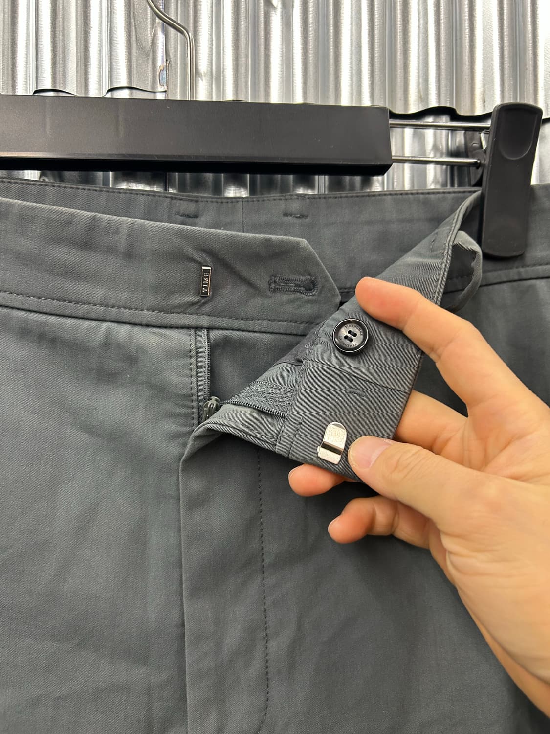 TIME 스트레이트 핏 그레이 상품이미지6