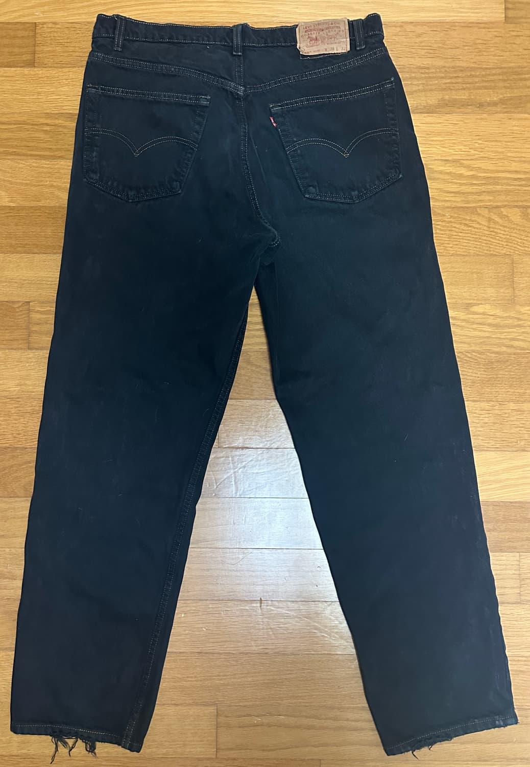 [38/32] 리바이스 550 블랙 데님 상품이미지2