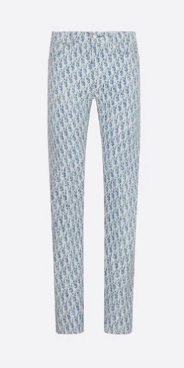 [33] 디올 오블리크 카스리 코튼 데님 진 상품이미지2