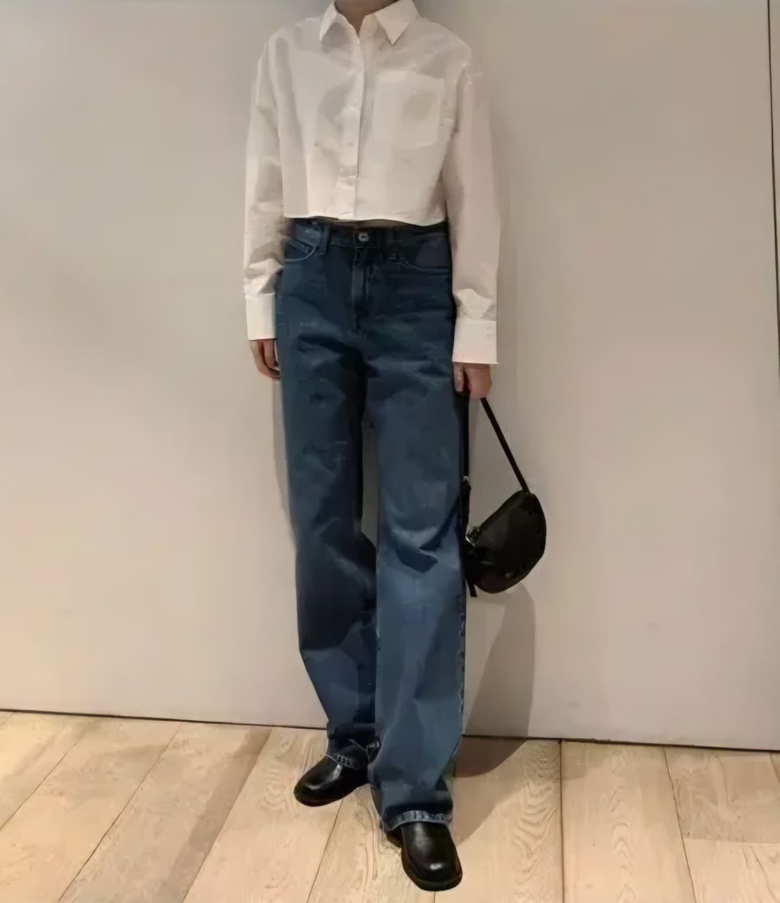 코스 루즈 스트레이트 셀비지 데님 팬츠 상품이미지8