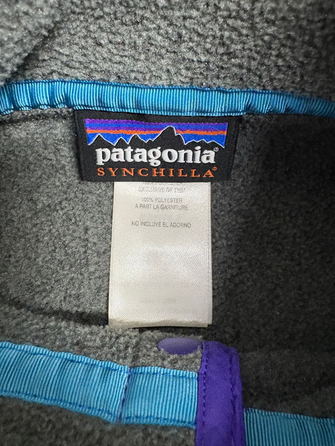 빈티지 파타고니아 신칠라 스냅티 그레이 우먼즈M 상품이미지5