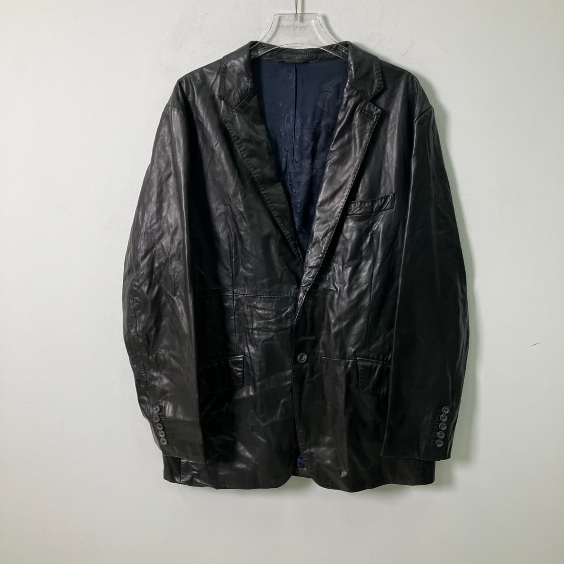 폴 스미스 레더 블레이저 자켓 XL 상품이미지1