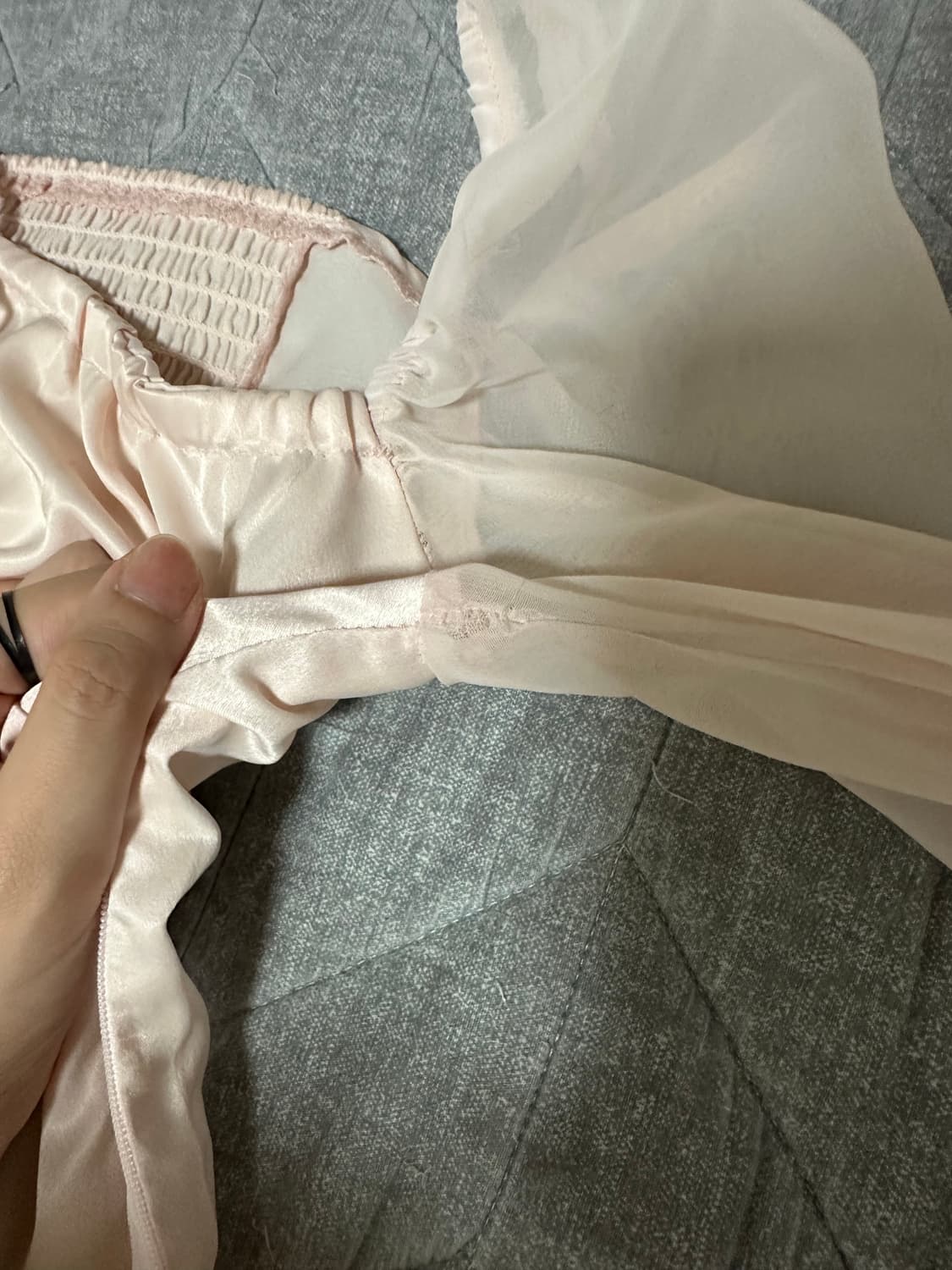 코프 클리시어 워니 블라우스 핑크 상품이미지3