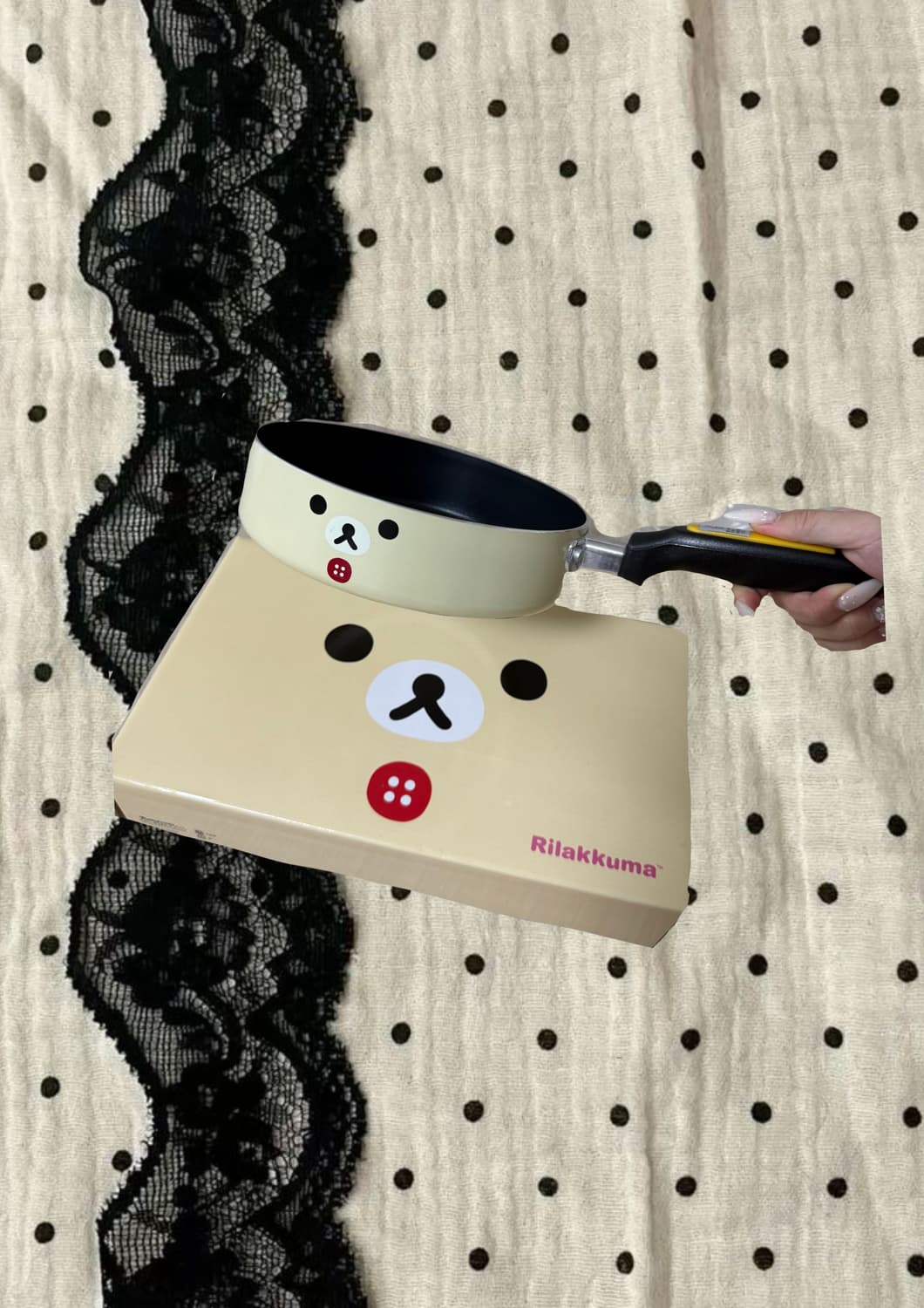 코리락쿠마 후라이팬)박스포함 새상품 상품이미지1