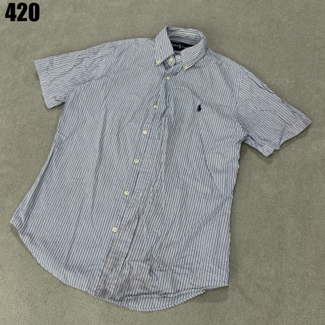 랄프로렌 스트라이프 반팔셔츠  상품이미지1