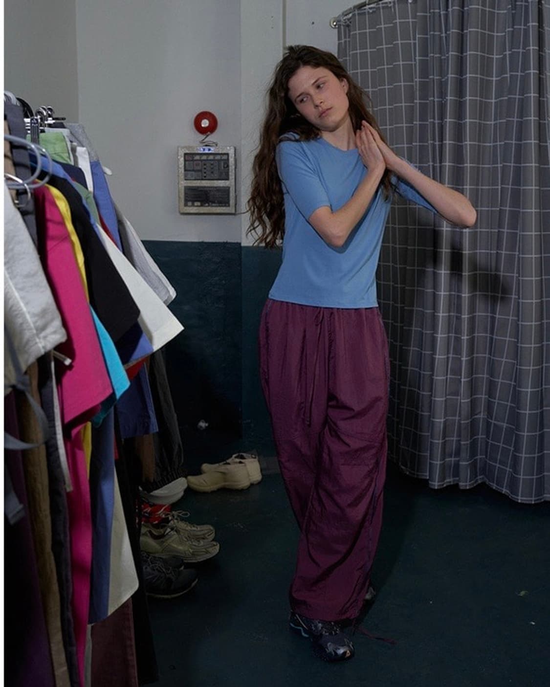 Nocontent Windshield Pants_wine 노컨텐츠 상품이미지3