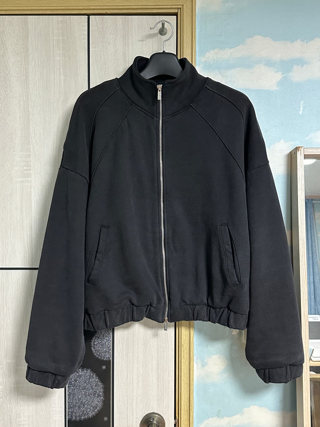 (XL) 자라 워싱 지퍼 재킷 상품이미지3