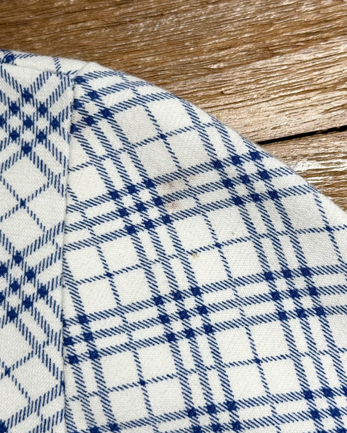 버버리 런던 화이트 블루 노바체크 7부 셔츠 상품이미지10