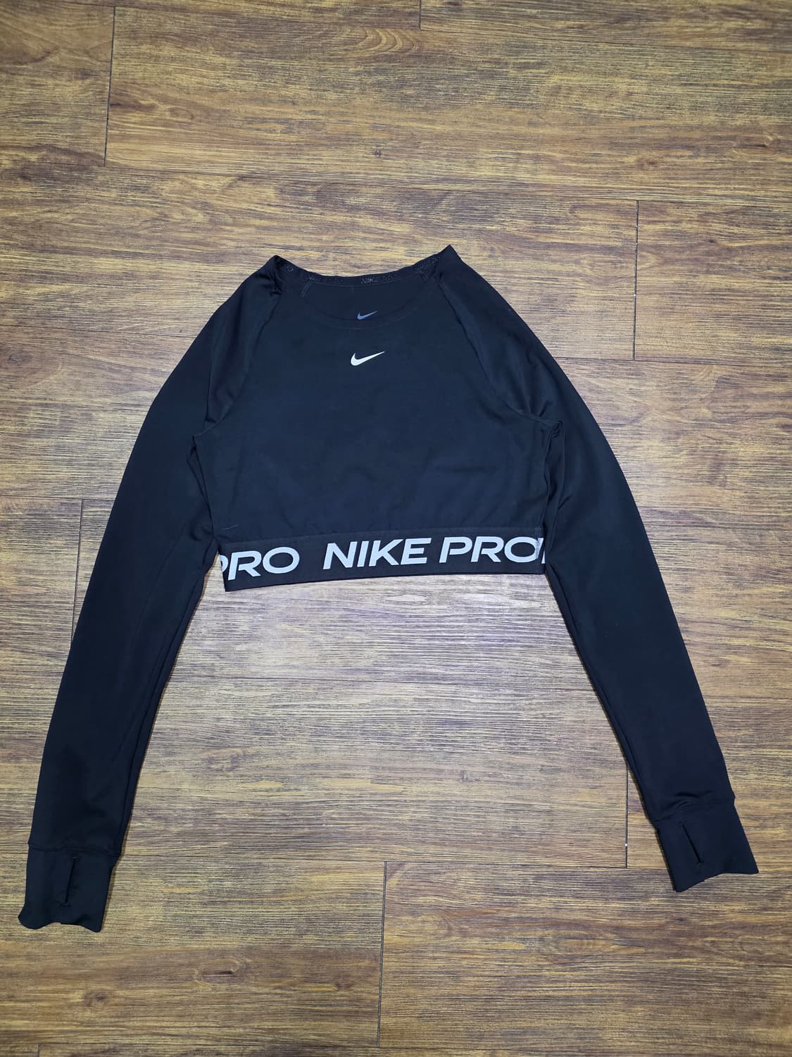 나이키우먼 프로365 드라이핏 크롭탑 상품이미지2