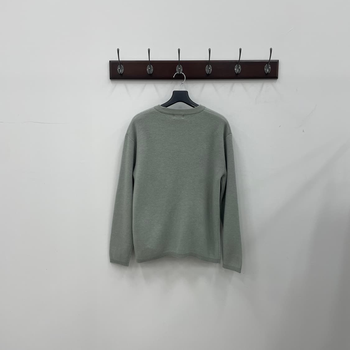 쿠어 라운드넥 캐시미어 혼방 민트 니트 상품이미지2