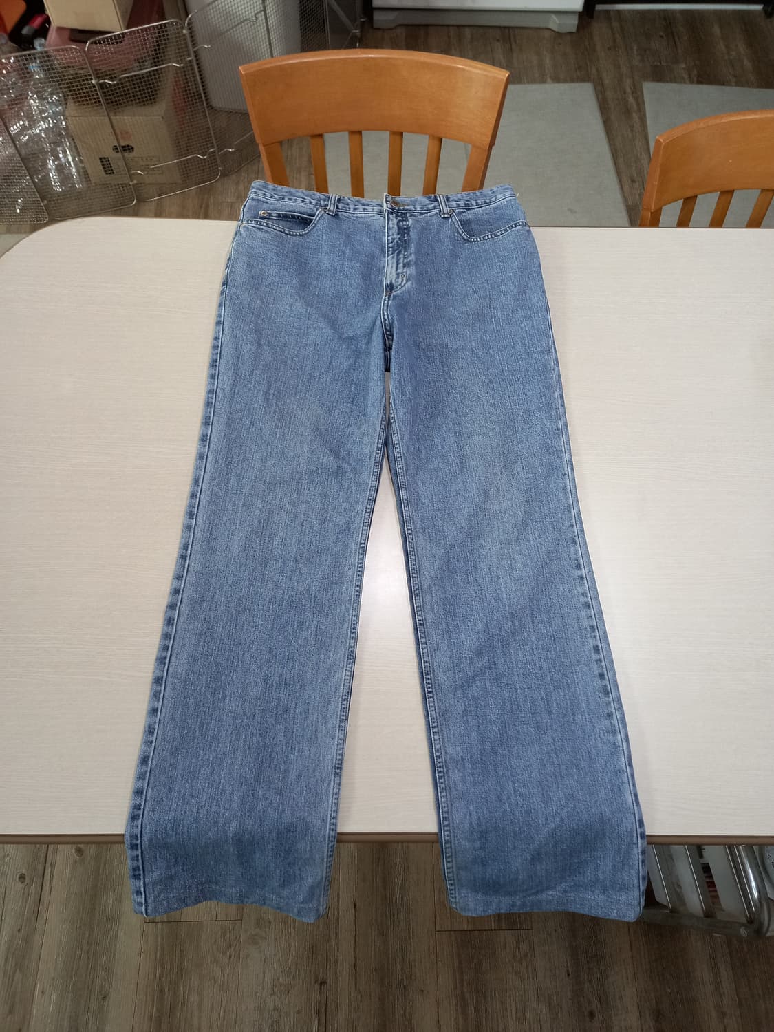 34 90's LEE Kor 일자진 연청 34-565 상품이미지1