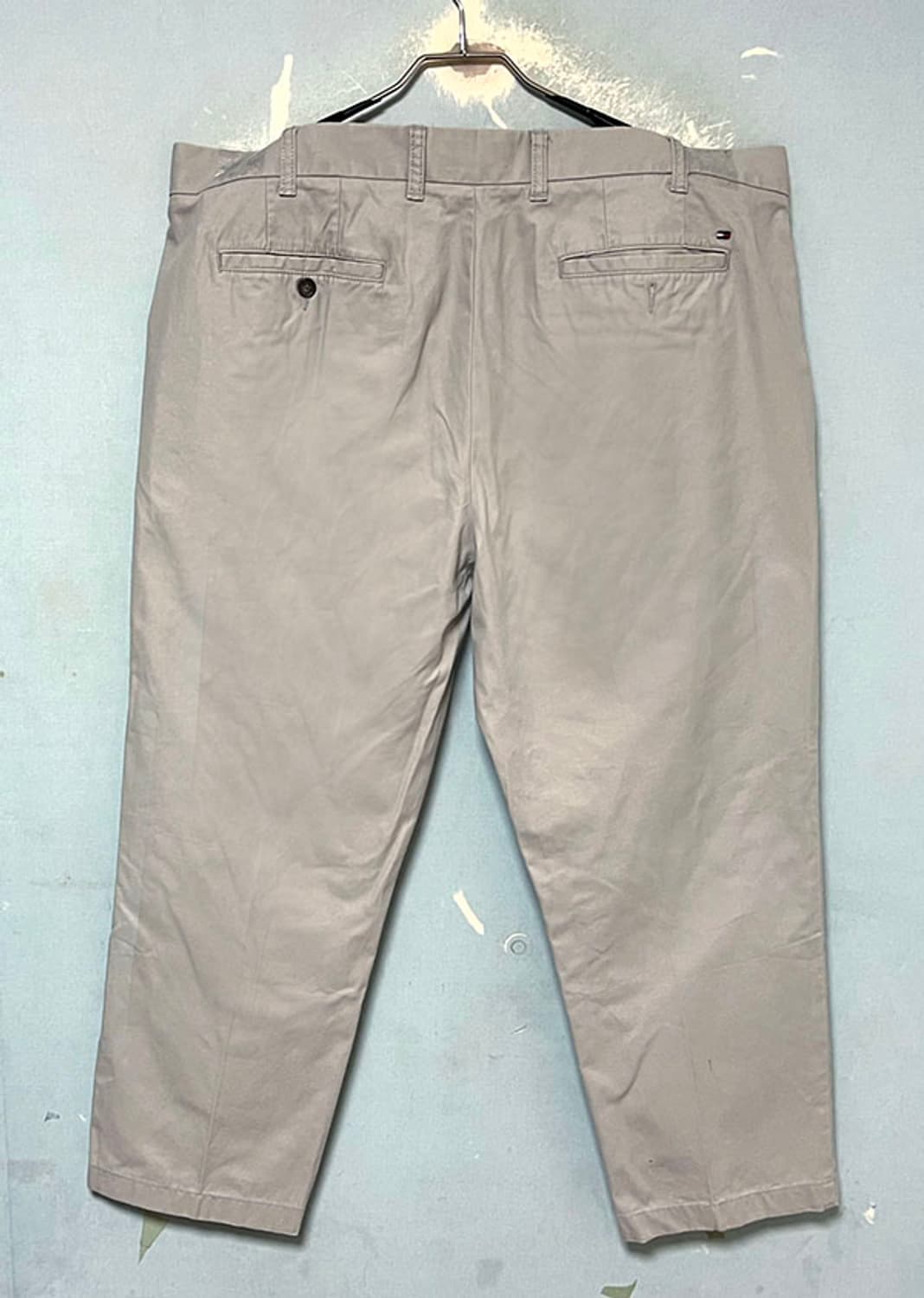 타미힐피거 남자 면바지 춘추 치노팬츠 캐주얼 9부핏 솔리드 XXXL 38 상품이미지2