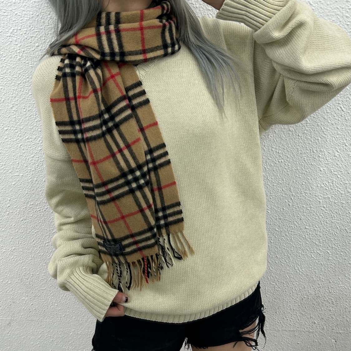 버버리 클래식 노바체크 캐시미어 머플러 상품이미지1