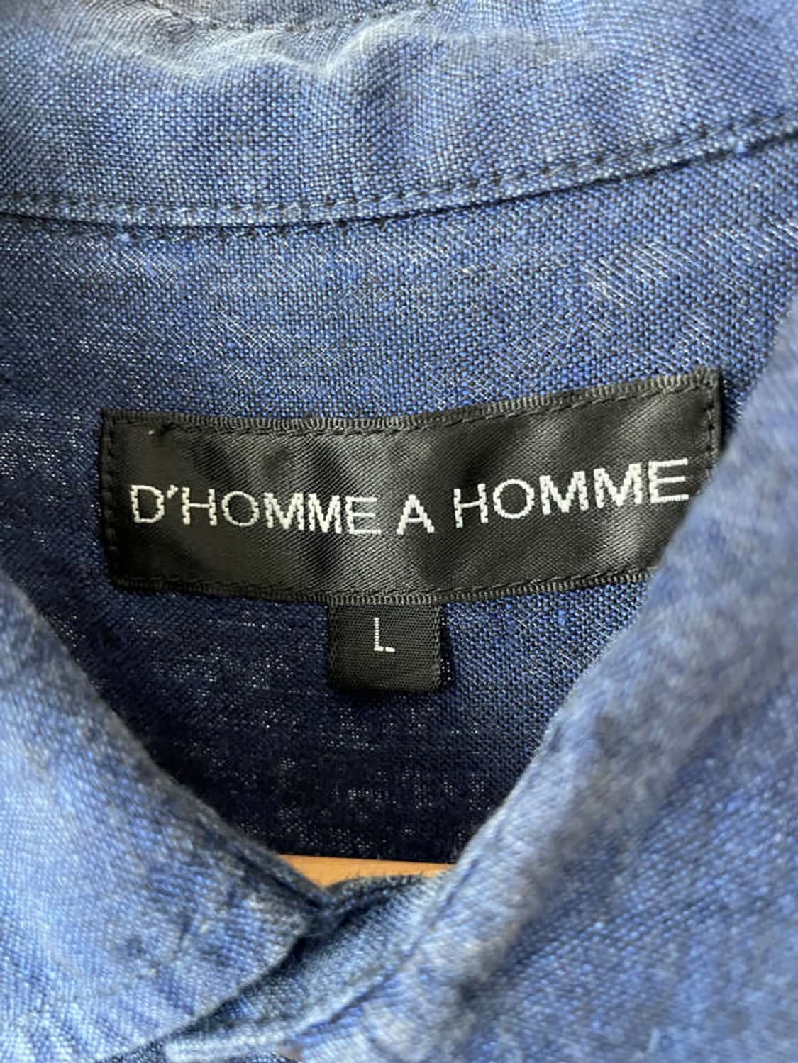 D'HOMME A HOMME linen shirt 상품이미지6