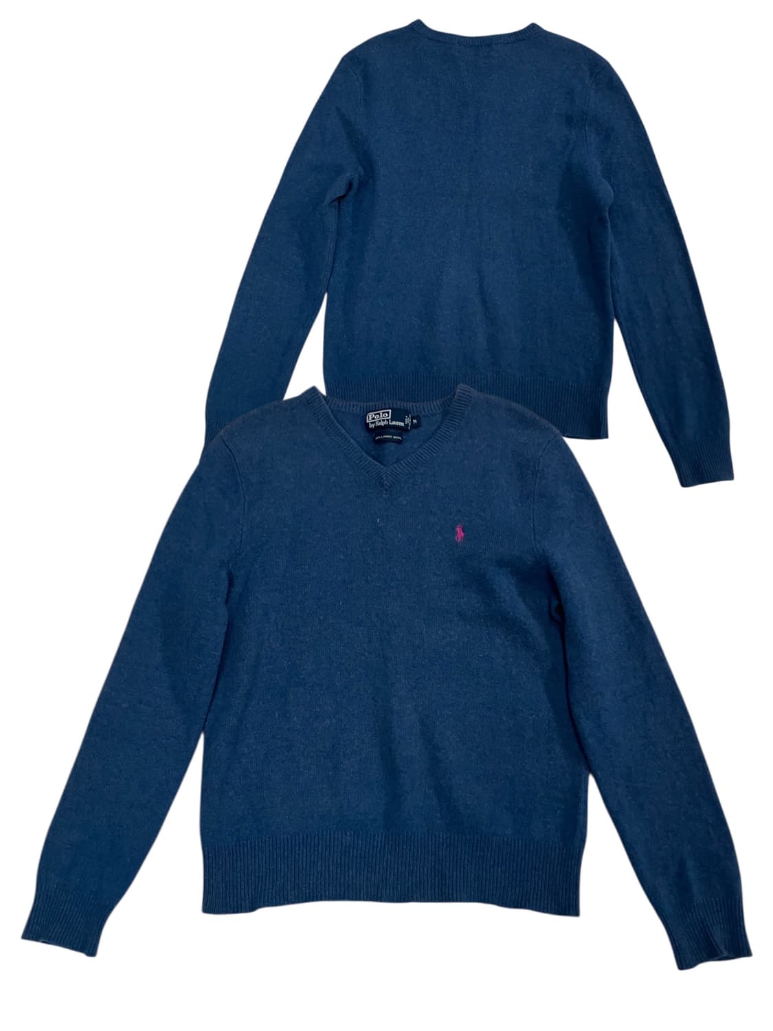 폴로 랄프로렌 램스울 브이넥 니트 M 상품이미지1