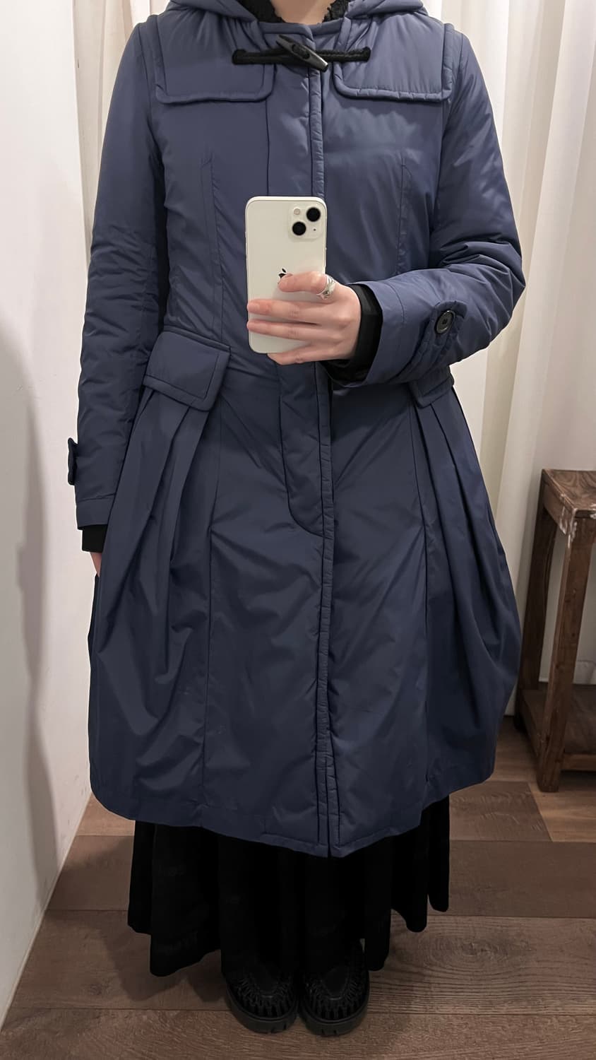 Pintuck Flare Padded Coat 상품이미지2