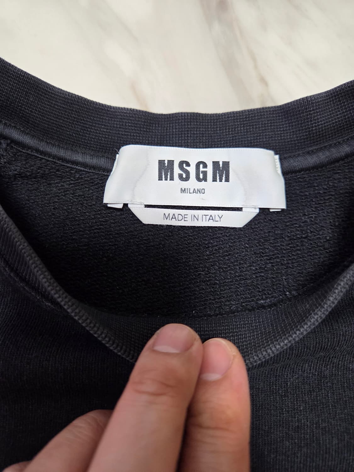 Msgm 브러쉬드 로고 스웻셔츠  상품이미지6