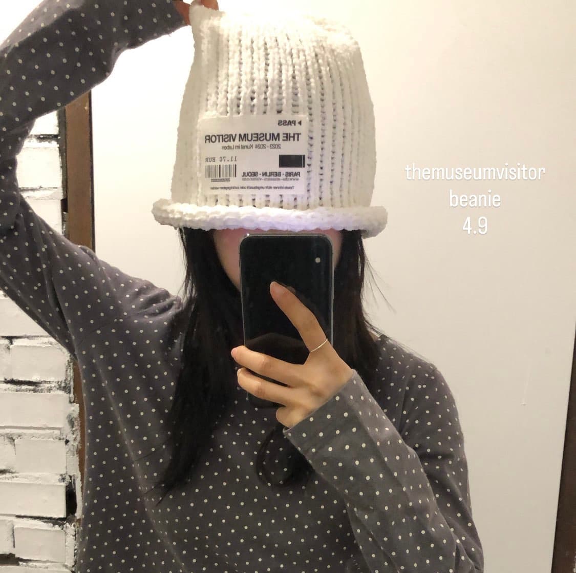 더뮤지엄비지터 비니 상품이미지1