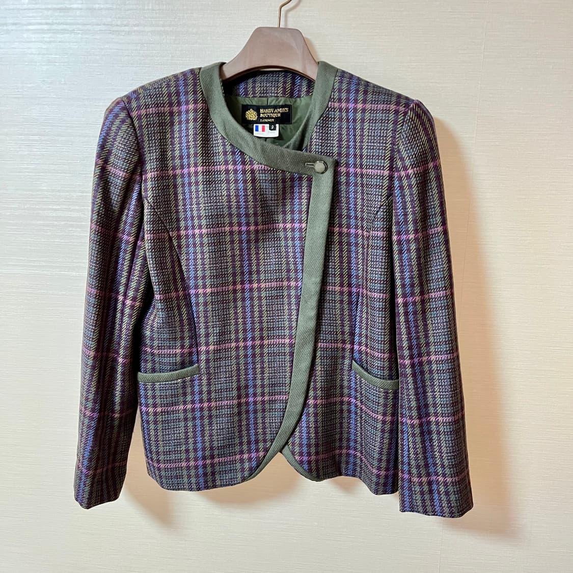 HARDY AMIES 울 100% 자켓 MADE in FRANCE 상품이미지1