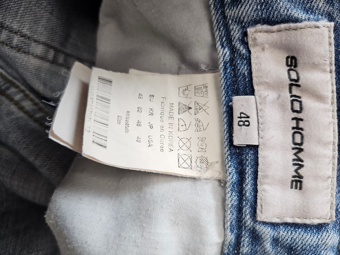 솔리드옴므 빈티지 워싱 남성 데님 청바지 48 상품이미지4