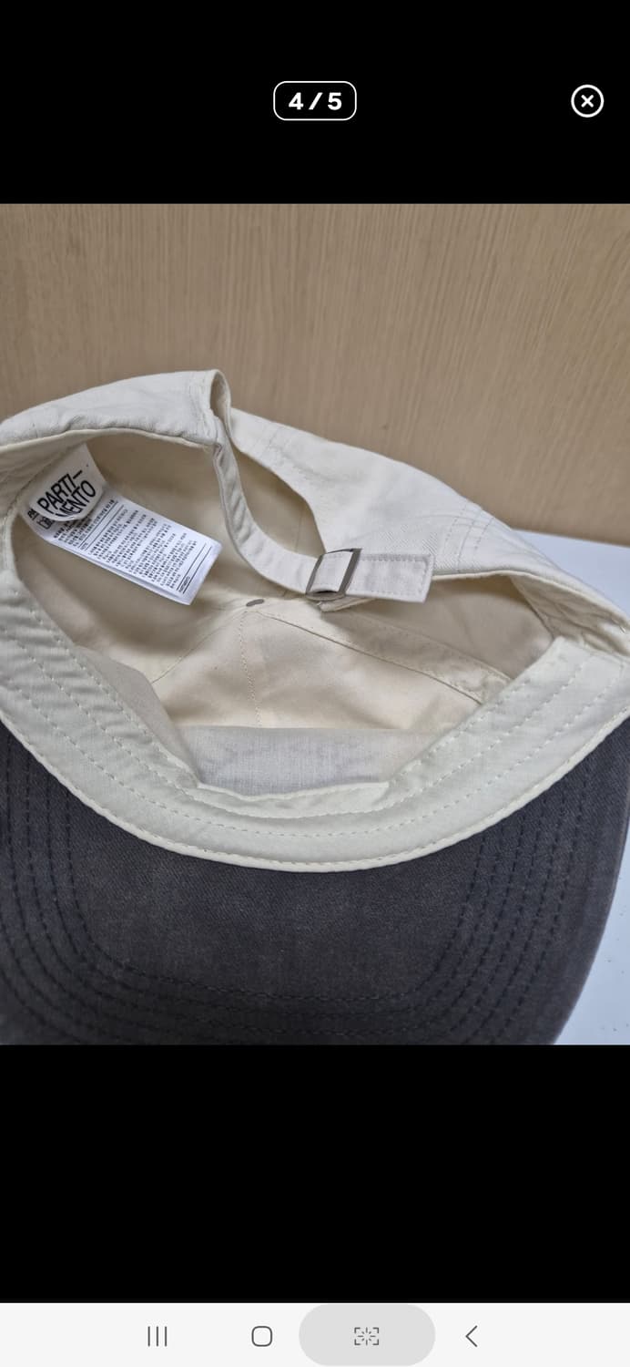 파르티멘토 워시드 썬라이트 볼캡 미사용품  상품이미지4