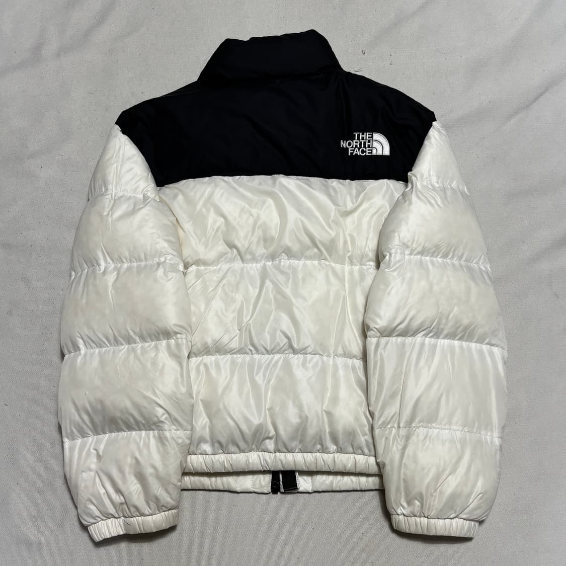 L 노스페이스 1996 블랙 화이트 눕시 패딩 상품이미지3