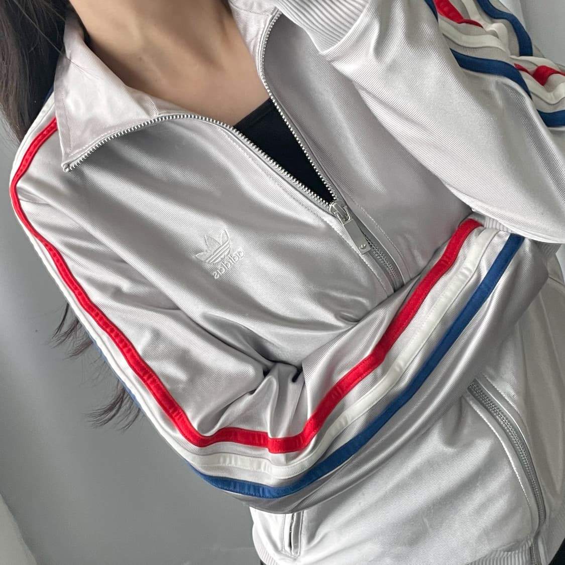 아디다스 루즈핏 실버그레이 40주년 유로파 져지 상품이미지4