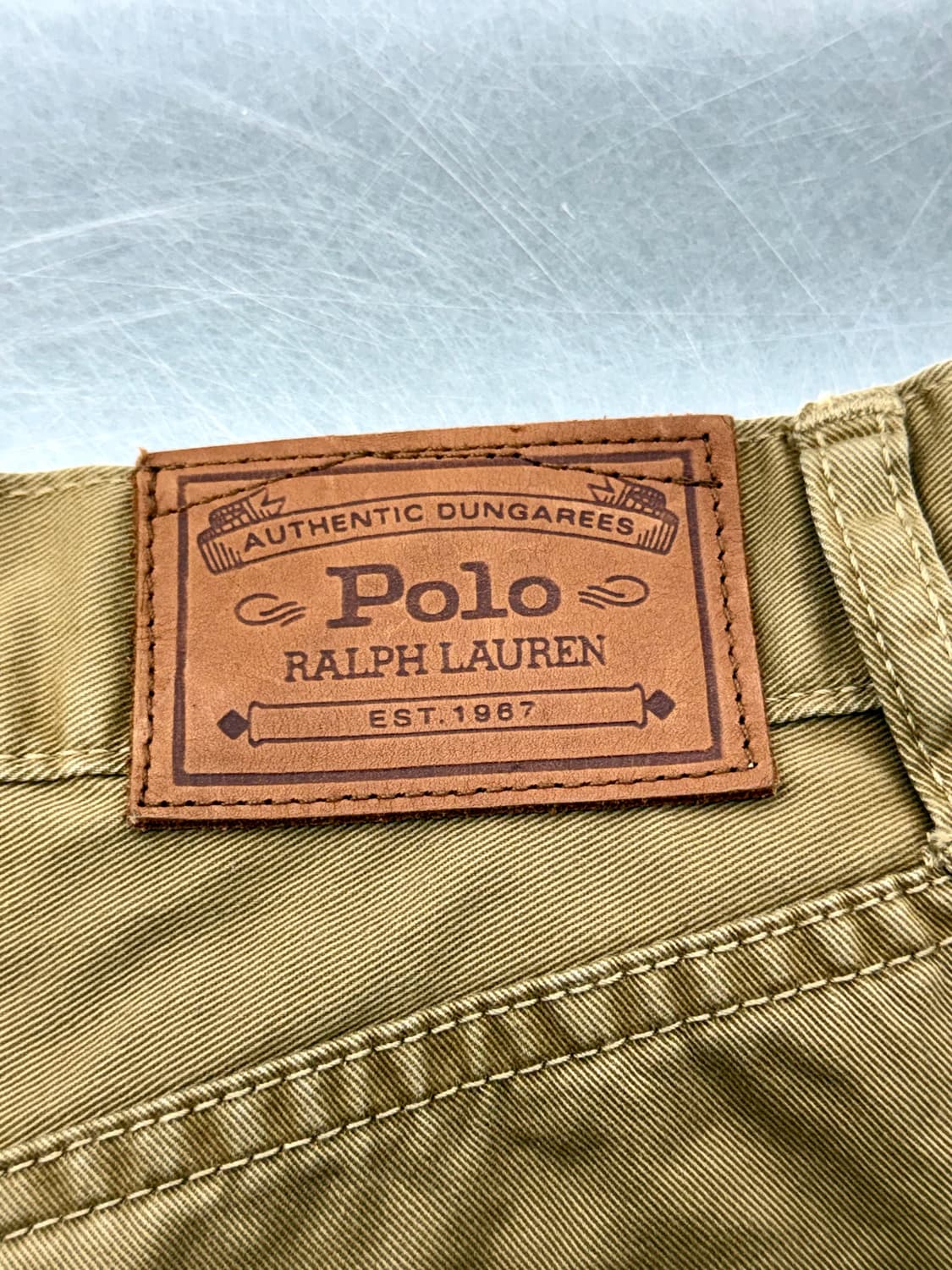 폴로 랄프로렌 카멜 코튼 스트레이트 치노 팬츠 상품이미지9