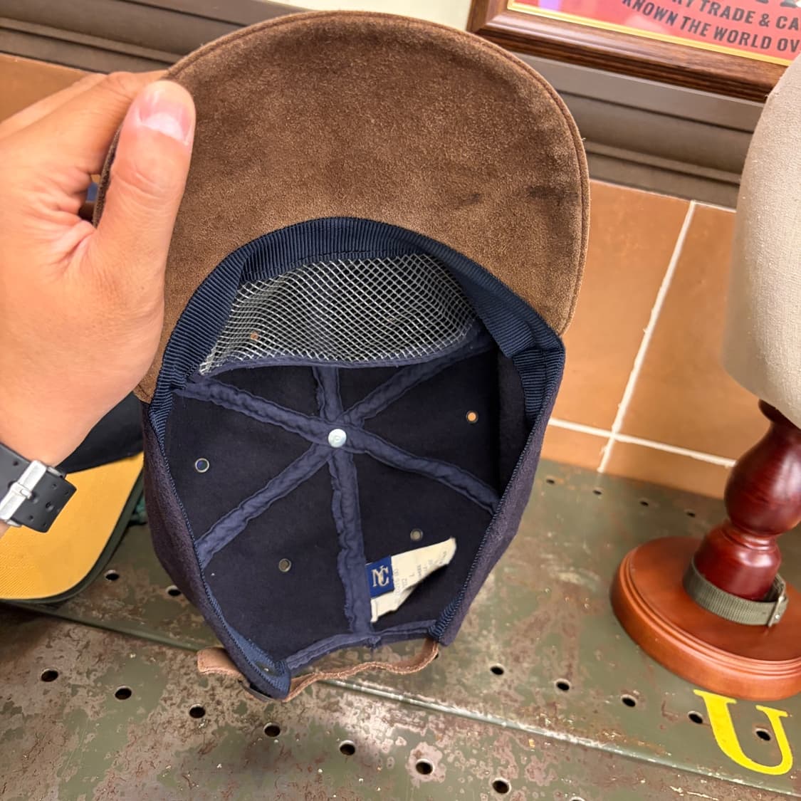 1881 Italia Wool & Suede Cap Italy L 상품이미지6