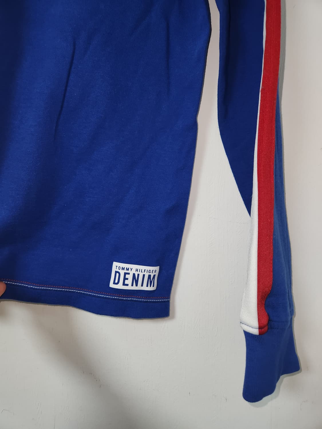 타미힐피거 블루 긴팔 티셔츠 M(100) 상품이미지3