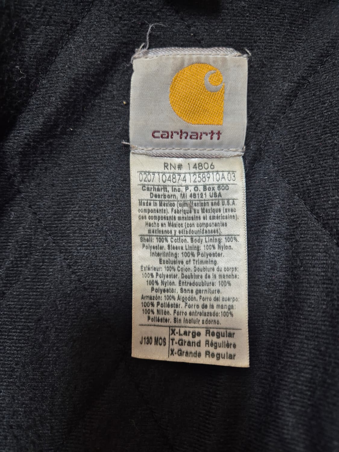 칼하트 액티브 J130MOS 모스그린 상품이미지1