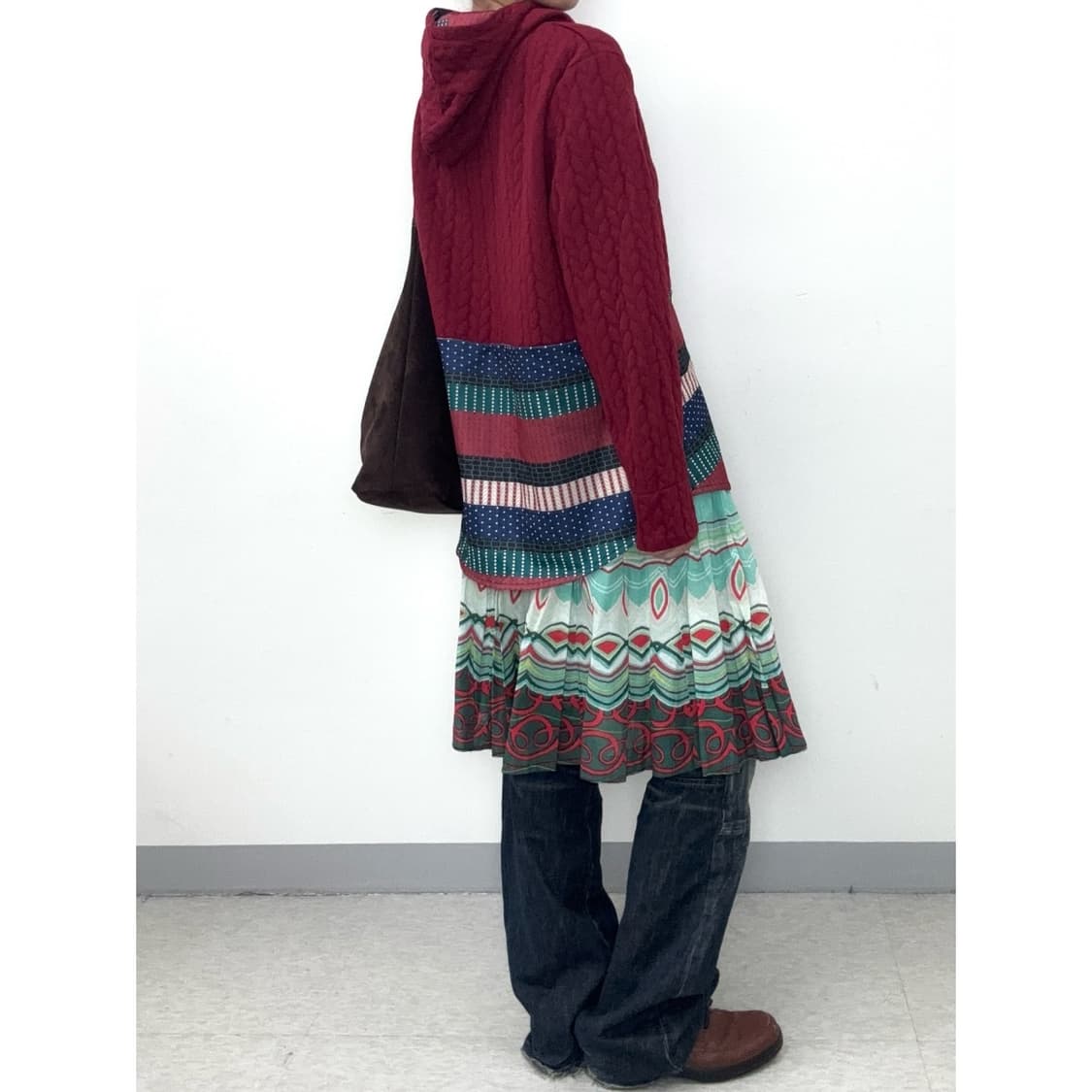 빈티지 에스닉 히피 후드티 상품이미지4