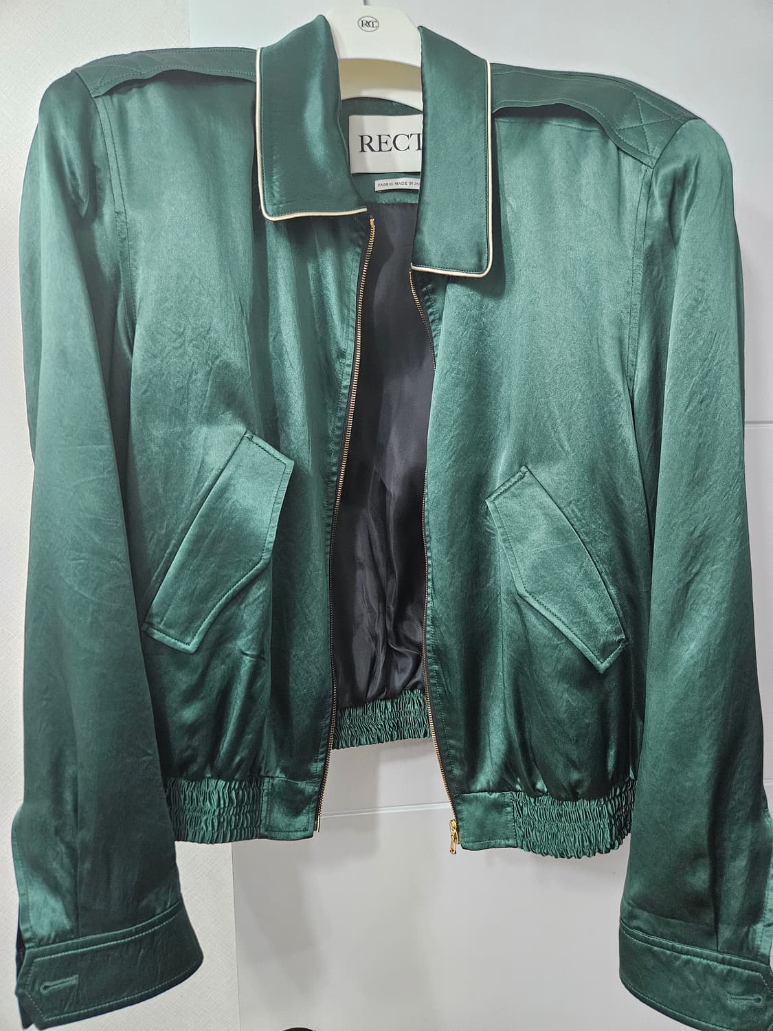 렉토 80s 플루이드 벤 점퍼 자켓 빈티지 그린 xl 상품이미지1