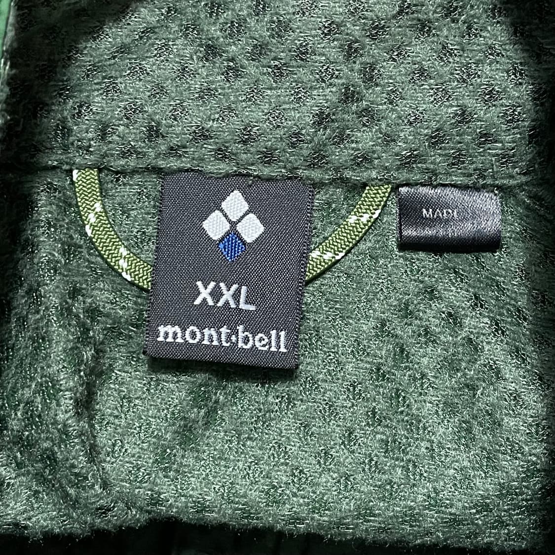 [2XL] 몽벨 빈티지 바람막이 올리브 그린 상품이미지2