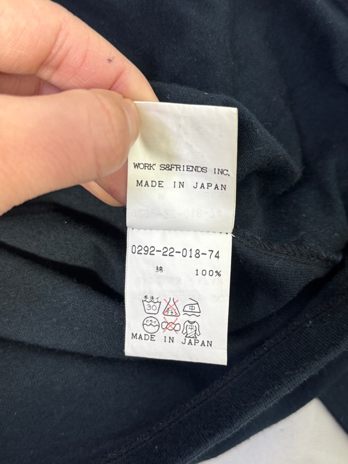 wxyz 요지야마모토 패널 디자인 모크넥 탑 상품이미지10