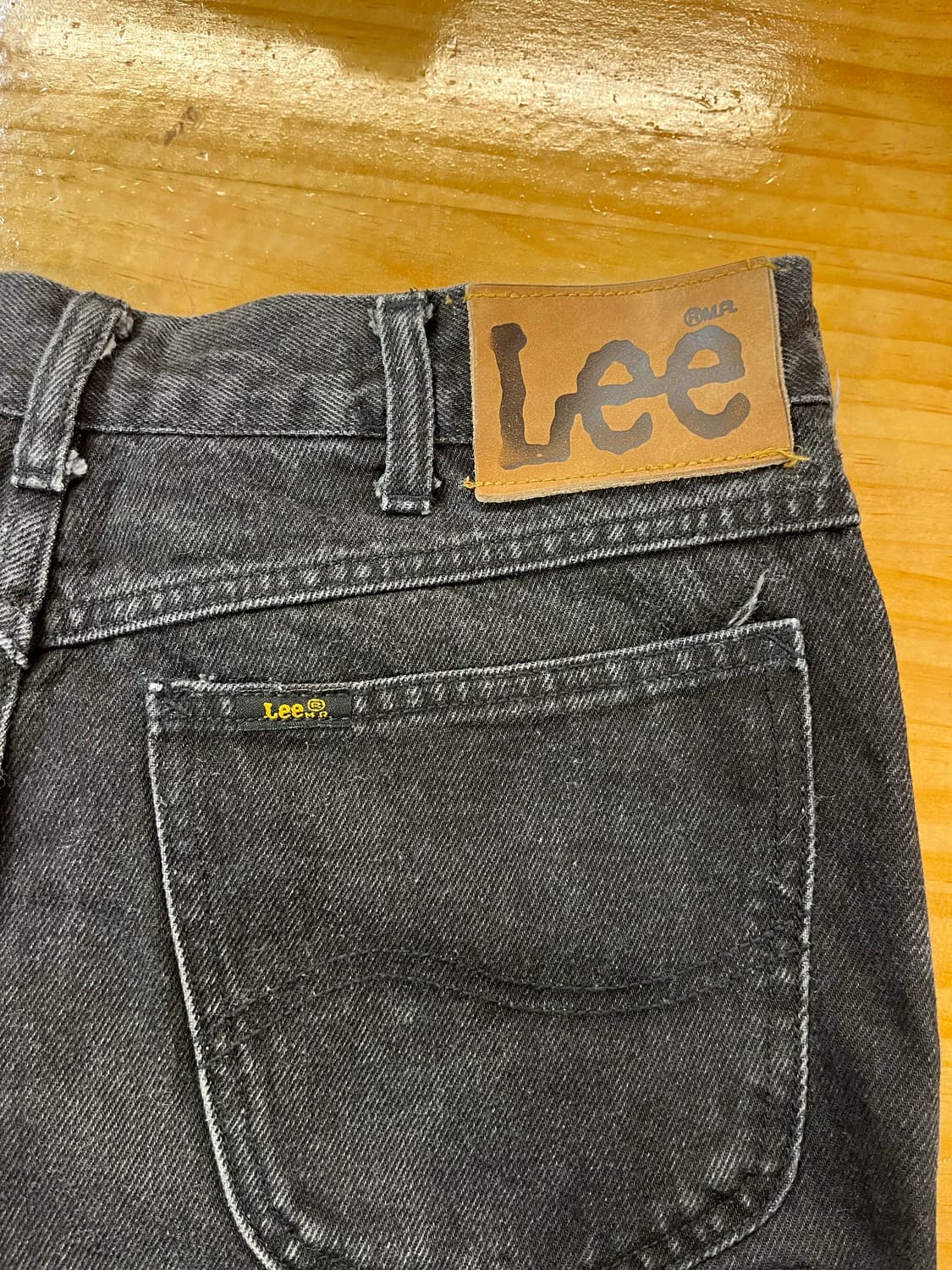 리 흑청 데님 팬츠 #csz1359 상품이미지5