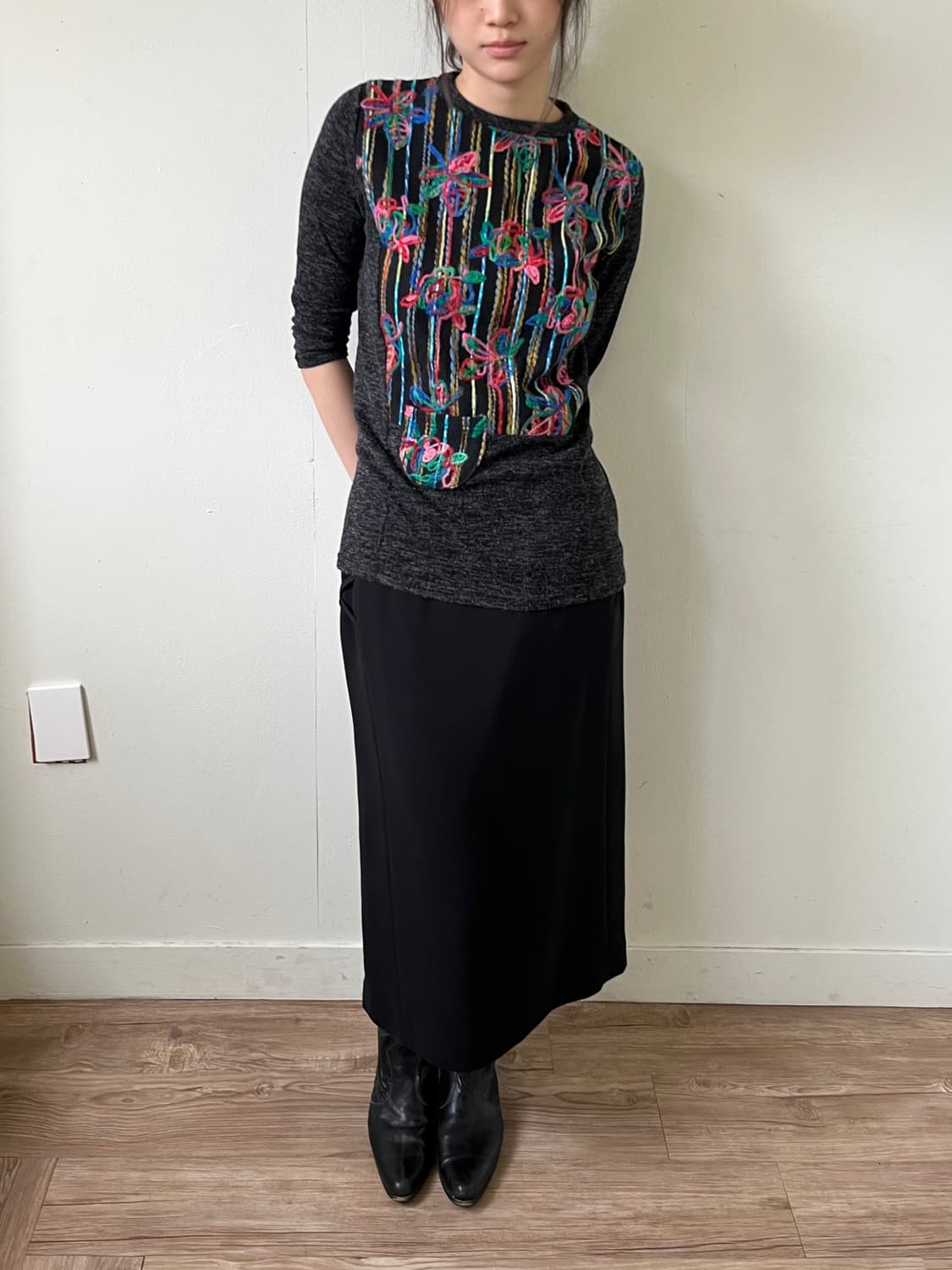 VENIE 플라워 탑 상품이미지6