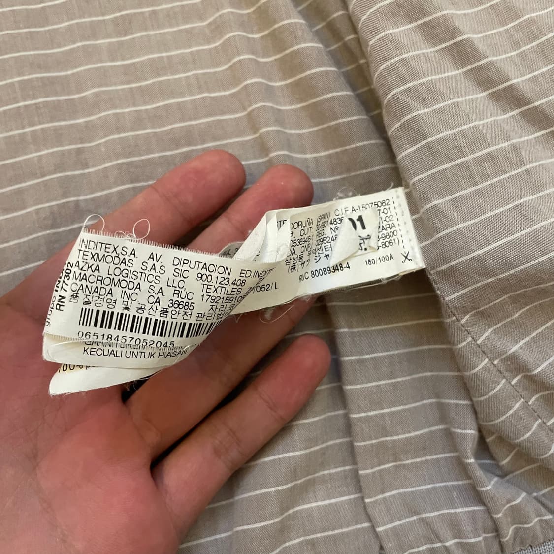 자라 린넨 봄버 자켓 상품이미지7